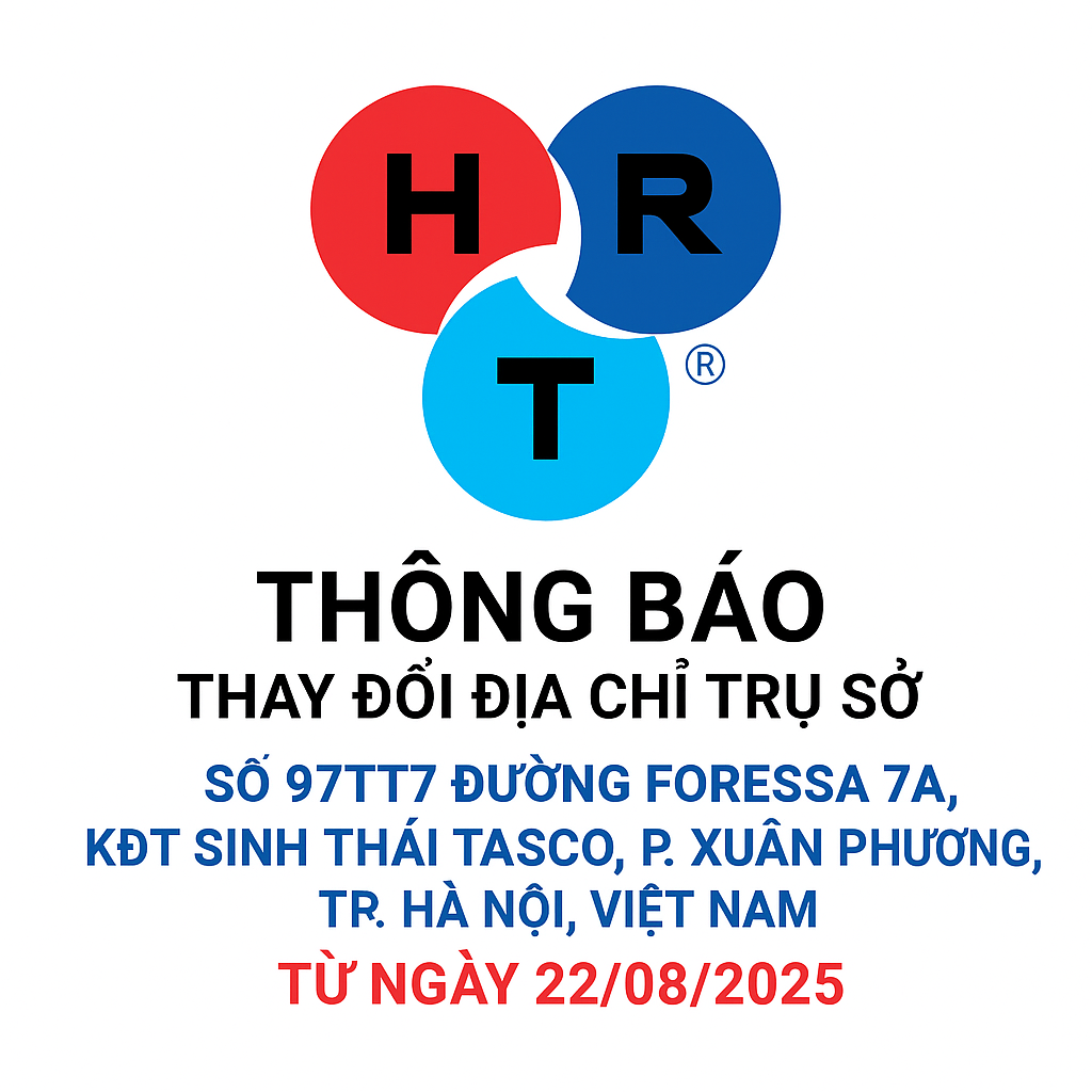 Công Ty Điều Hòa Thông Gió HRT chính thức thay đổi địa chỉ trụ sở từ 22/08/2025, nâng cao hiệu quả phục vụ khách hàng và đối tác.